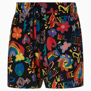 Bañador Pride We Are Everywhere 5.5" para hombre, PUMA BLACK